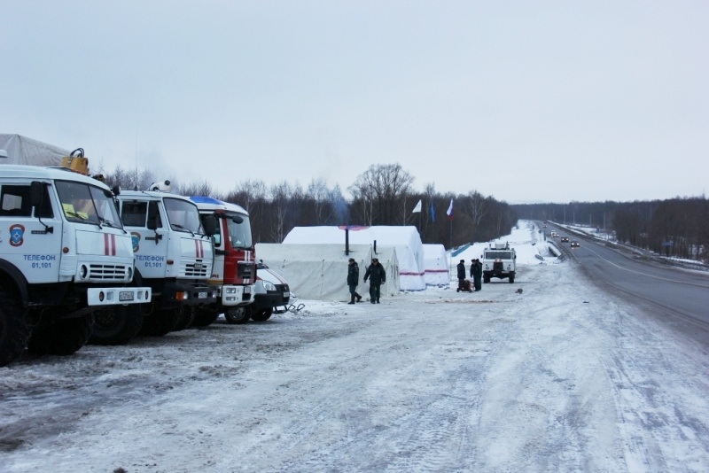 Городки жизнеобеспечения развернули на двух трасах Нижегородской области - фото 1