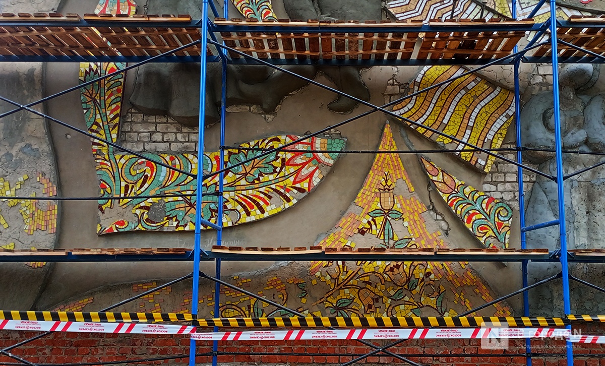 Уникальную советскую мозаику восстанавливают в Нижегородской области - фото 5