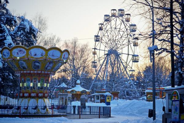 Аномальные морозы в Нижнем Новгороде: фоторепортаж из заснеженных парков