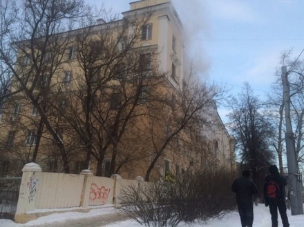 Названа причина пожара с погибшим на проспекте Ленина