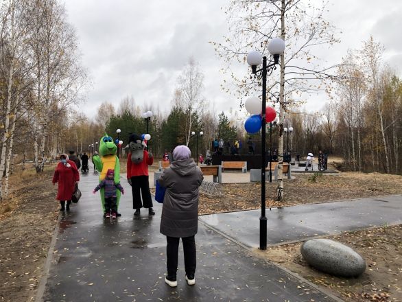 Фигуры Маши и Медведя и скейт-площадка появились в парке в Навашине - фото 4