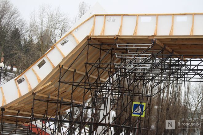 Опубликованы фото с места строительства трассы на Чкаловской лестнице - фото 21