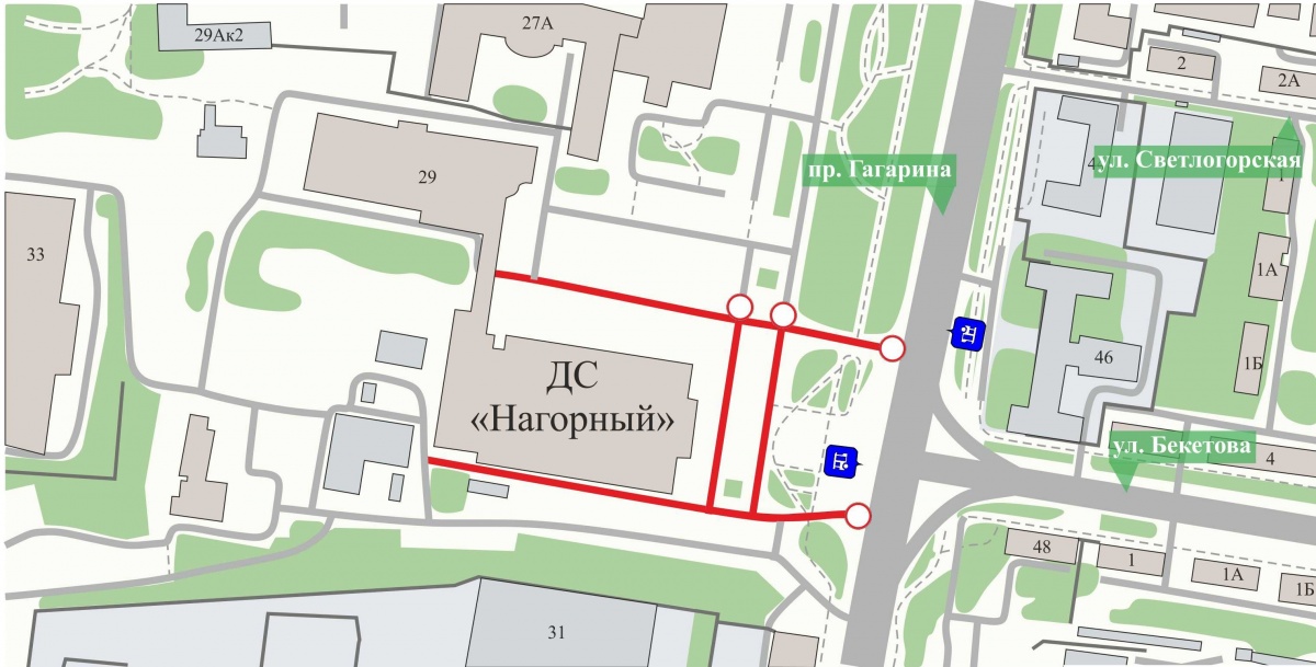 Участок у нижегородского Дворца спорта закроют для транспорта на два дня - фото 1