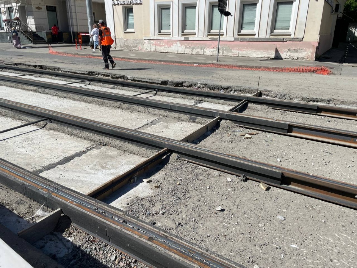 ЦРТС отчитался о ремонте трамвайных путей в Нижнем Новгороде