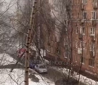 Квартира горит в доме на Белинского в Нижнем Новгороде - фото 1