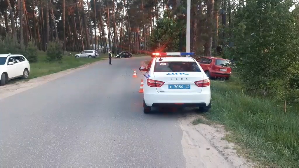 Водитель и пассажир иномарки получили травмы после наезда на дерево в Выксунском районе