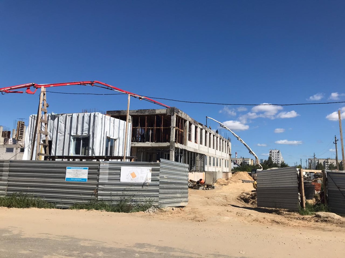 Строительство второго этажа гимнастического зала началось в Заволжье - фото 1
