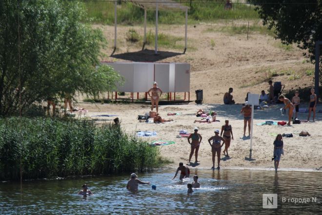 Выживание в жару: фоторепортаж с пляжей Нижнего Новгорода - фото 66
