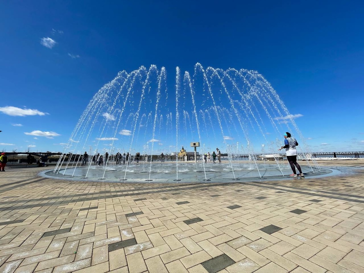 Два музыкальных фонтана запустили в Нижегородском районе 1 мая - фото 1