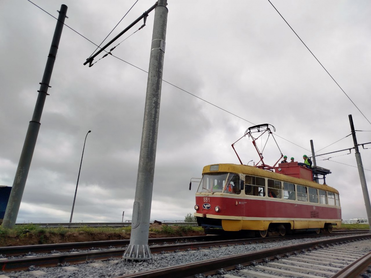 Обкатка трамвайных путей стартовала на Окском съезде в Нижнем Новгороде - фото 1