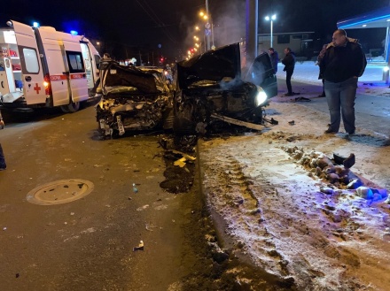 Жуткая авария произошла в ночь с 7 на 8 января в Нижнем Новгороде