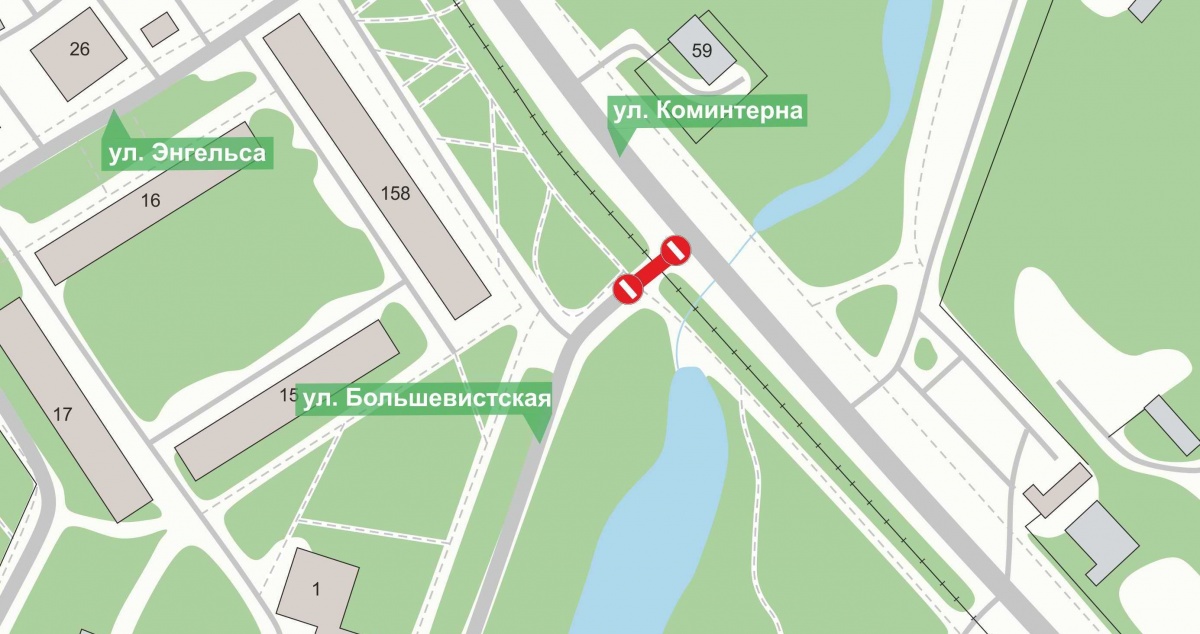 Движение транспорта будет приостановлено на улице Большевистской до 13 февраля - фото 1