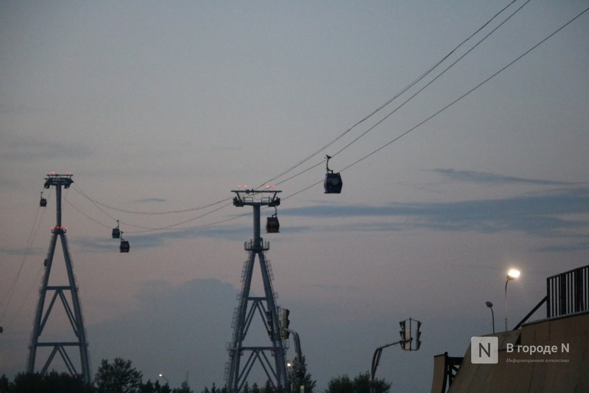 Работу канатной дороги внезапно приостановили в Нижнем Новгороде - фото 1