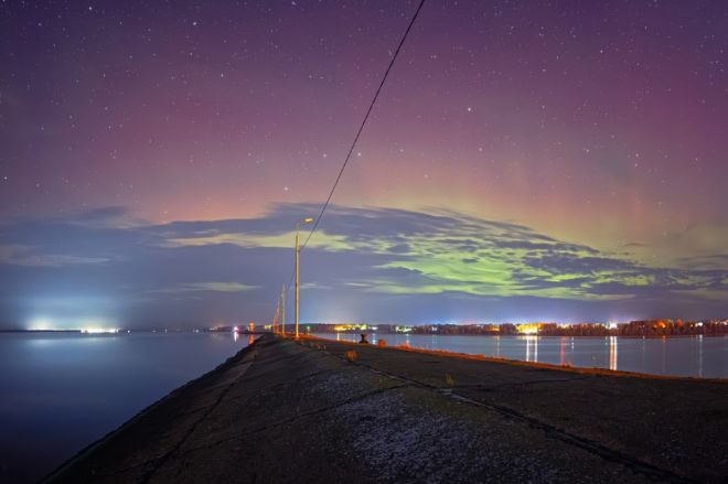 Северное сияние снова озарило небо над Нижегородской областью - фото 2