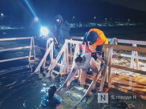 Нижегородка оказалась в шаге от обморока во время купания на Крещение