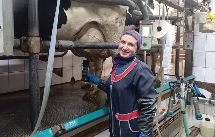 Лучшие нижегородские доярки с одной коровы получают за год свыше 13 тысяч килограмм молока - фото 5