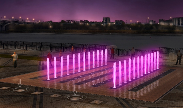 Нижегородцы выберут между пешеходным и интерактивным фонтаном на Нижне-Волжской набережной - фото 2