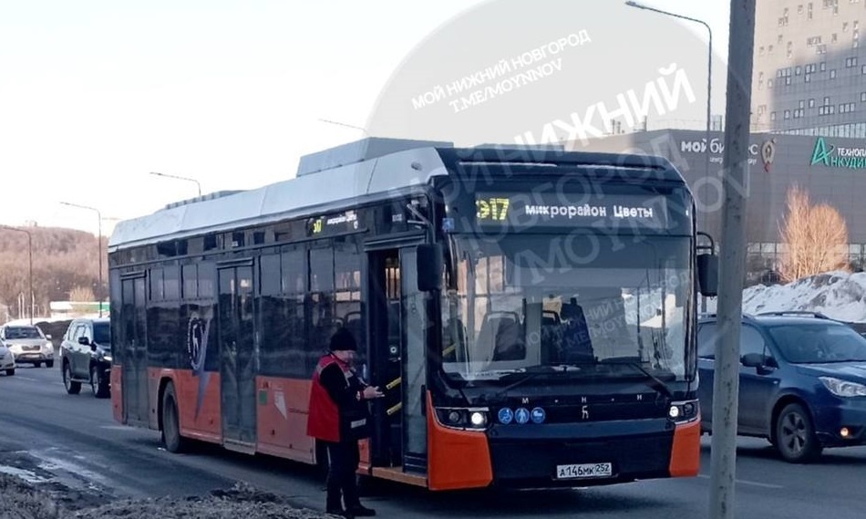 Очередной электробус «МиНиН» сломался в Нижнем Новгороде
